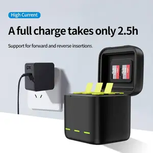 Batería de respaldo de cámara 1750mAh 2 juegos de baterías para reemplazar baterías recargables de cámara