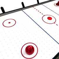 Table de jeux multifonctionnelle pliable 3 en 1 de 4 pieds : billard/hockey sur air/football