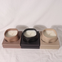 C&H Luxe en gros, bougie parfumée en cire de soja dans un récipient en céramique, cristal de guérison, support luxueux, Kerzen, cadeau, décoration d'intérieur, Pot De Bougie