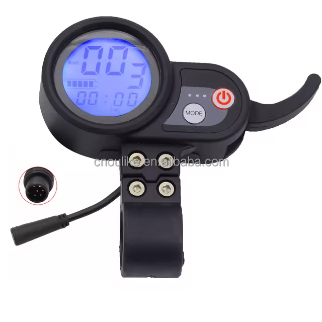 Original JP Display 36V-60V Motor Brushless Controller LCD Display Panel Thumb Throttle for FLJ T11 T113 Electric Scooter Parts