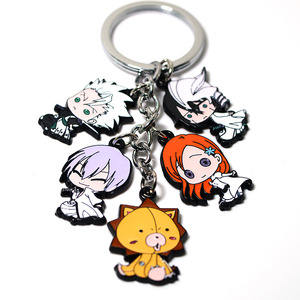 พวงกุญแจโลหะฟอกดีไซน์สุดสร้างสรรค์รูปการ์ตูนพวงกุญแจคอสเพลย์ดีไซน์100 - Product Image 4