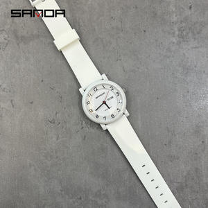 นาฬิกาข้อมือ SANDA 3255 แฟชั่นลำลอง ระบบควอตซ์ กันน้ำ สายซิลิโคนวัสดุ TPU สำหรับผู้ชาย นักเรียน - Product Image 5