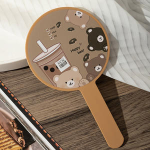 Hot Sale Factory Wholesale High Quality Cartoon Bear Pattern Round Travel Makeup <strong>Mirror</strong> Compact Portable Pocket Size - Product Image 5