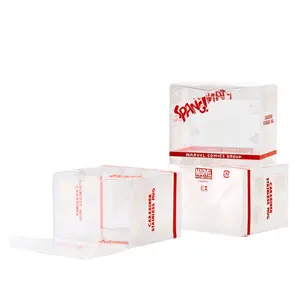 도매 사용자 정의 색상 로고 투명 포장 선물 상자 간식 사탕에 대 한 투명 식품 디저트 플라스틱 상자
