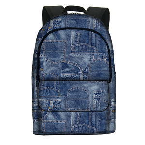 Mochila Escolar con Estampado de Jeans, Gran Capacidad, Impermeable, Ligera y Suave para Adolescentes - Product Image 2
