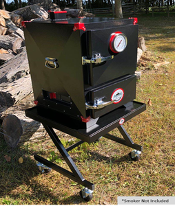 Chariot fumeur multifonctionnel en acier de haute qualité à 4 roues - Product Image 4