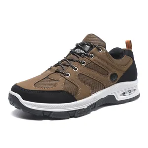 Latest Design Outdoor Mens Camping Sneakers Camping Travel Mountain Wear Resistant Hiking Shoes