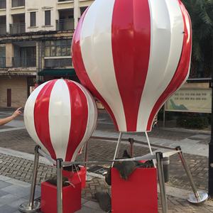 Escultura de Globo Aerostático de Fibra de Vidrio Hecha a Mano para Exteriores, Decoraciones Ecológicas para Parques de Atracciones, Centros Comerciales y Eventos - Product Image 2