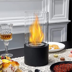 Mesa de mesa redonda de Metal Surround para interior y exterior, miniencimera de etanol bioetanol para exteriores - Product Image 4