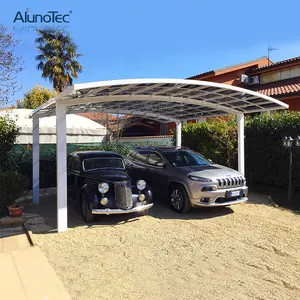 Automatische Pergola Aluminium Outdoor Solar panel Cantilever Carport Baldachin mit Carport Shelter