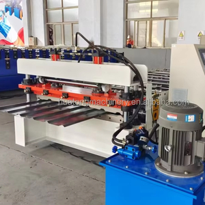 Tường kim loại tấm lợp cuộn hình thành máy màu thép hình thang bảng điều khiển gạch làm cao cấp mang hoạt động dễ dàng - Product Image 1