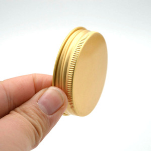 Nắp lọ kim loại 70/400 tùy chỉnh nhà máy, màu đen mờ, khắc logo, nắp vặn nhôm 89/400 - Product Image 2