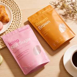 ถุงบรรจุภัณฑ์ขนมขบเคี้ยวแบบตั้งได้ ซิปล็อค ผิวสัมผัสนุ่ม สำหรับใส่ลูกอม เยลลี่ อาหาร พร้อมหน้าต่างใส ขั้นต่ำ 500 ชิ้น - Product Image 5