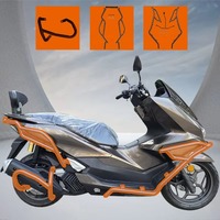 25 modèles de barres de protection Honda PCX160 (WH150T) anti-chute, barres de protection avant et protection de tuyau d'échappement, modification tout-en-un pour motos