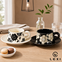 Mug à café en céramique classique transformé au four, cadeau idéal pour la maison, le bureau ou les fêtes, compatible micro-ondes et lave-vaisselle, réutilisable