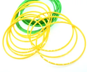 China Manufacture High Quality N4W Green Bearing Gasket NY/POM Back Up Ring