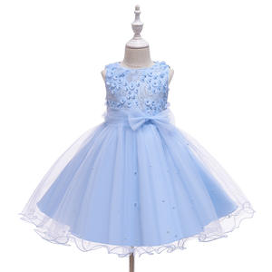 XA663 فستان الأميرة للفتيات بطول الكاحل الترتر وصيفه الشرف مساء حفلة موسيقية فساتين الاطفال حفل زفاف - Product Image 6