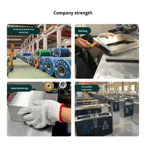 Contenedor de Basura Doble Grande de Acero Inoxidable Ecológico, sin Tapa, para Exteriores, para Parques, Áreas Residenciales y Paisajes - Product Image 4