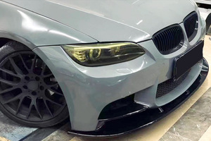 4PCS estilo parachoques delantero del labio para <span class=keywords><strong>BMW</strong></span> Serie 3 E90 <span class=keywords><strong>316i</strong></span> 320i 2005-2012 Material de ABS divisor delantero Spoiler partes del cuerpo - Product Image 4