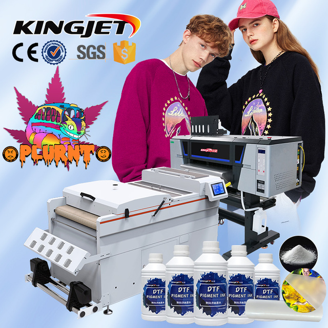 Impresora Dtf Printer Printing Machine 60cm Imprimante Dtf Machine Imprimante I3200 A2 Dtf Printer with Powder Shaking Machine