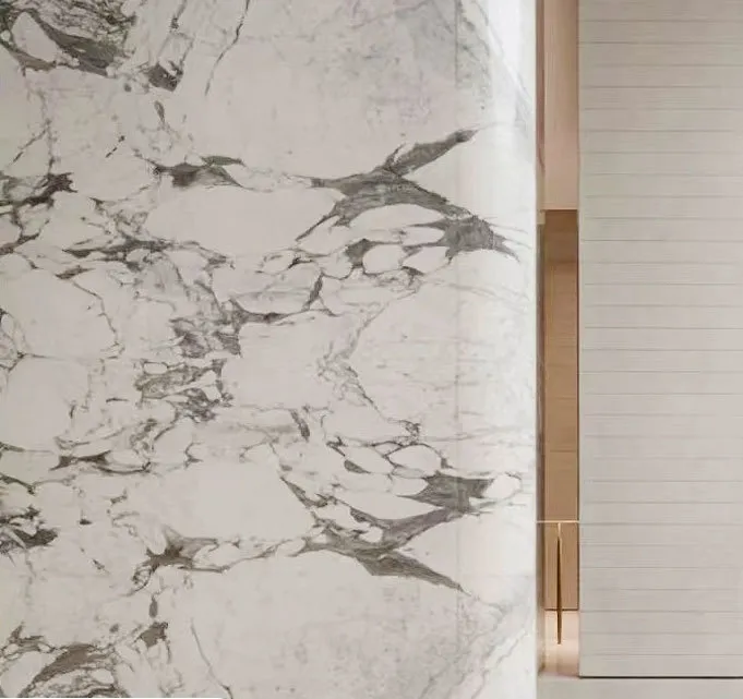 Painel de parede de cristal de carbono de bambu fundo de TV luz de parede de mármore luxuoso painel de parede de rocha