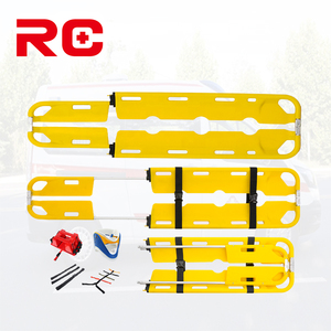 Nuova benna pieghevole portatile in plastica con design retrattile per un facile trasporto in alpinismo, soccorso sul campo, benna-lettino. - Product Image 1