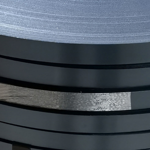 Chất lượng tốt q195 đa đặc điểm kỹ thuật nướng Thép Màu Xanh đóng đai/dải/Ban nhạc/vành đai/đóng gói dây đai - Product Image 5