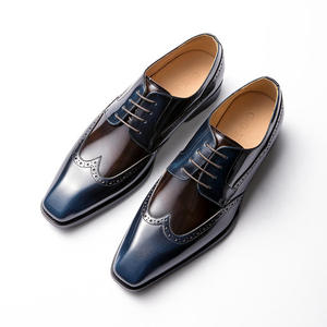 2026 Bestselling Waterproof Steel Toe Business Casual Men's Formal Leather Shoes Breathable for Autumn Weddings - Product Image 1