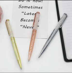 C & H Tùy Chỉnh Bút Bi Vàng Bột Bút Kim Loại Pha Lê Đá Kẹo 1.0Mm Khuyến Mại Văn Phòng Trường Quà Tặng Tùy Chỉnh Bóng Bút - Product Image 5