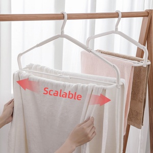 Percha Plegable Multifuncional Portátil para Ropa, Antideslizante, Plegable, para Viajes, con Plástico - Product Image 3