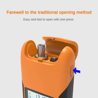 Portable G10 Mini Fiber Optical Power Meter OPM Dual Range Rechargeable Fiber Test Tool with SC/FC/ST Connector for FTTH Network
