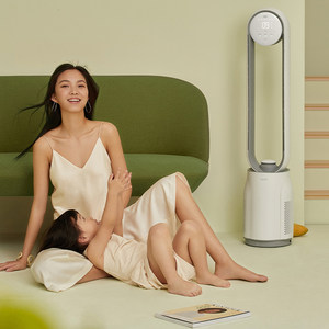 Kehelal Bladeless Electric <b>Fan</b> A4 Smart Inverter Floor <b>Fan</b> With Negative Ion Purification Energy Saving Low Noise - Product Image 3