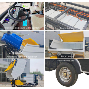 Tricicli della spazzatura elettrici per la pulizia dei rifiuti autocarri della spazzatura per autocarri della spazzatura nuovo motore stradale a quattro ruote di alta qualità fornito 4x2 - Product Image 6