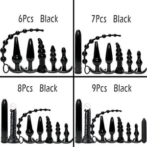 7 unids/set Tpe SM Anal Plug Toys Set <span class=keywords><strong>Kit</strong></span> de productos sexuales - Product Image 4