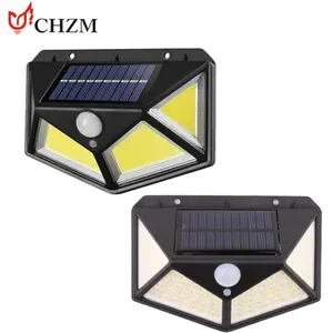 Outdoor Photovoltaic Solar Wall Mounted Light Waterproof Motion Sensor Security Remote Control Solar Wall Mounted Light