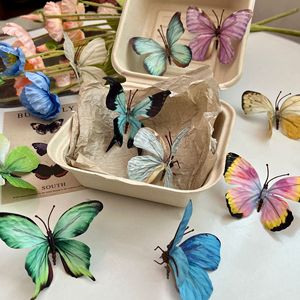 甜美风格春夏新款设计蝴蝶发夹配件女童人造蝴蝶发夹耐用塑料 - Product Image 1