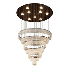 <span class=keywords><strong>Milan</strong></span> Villa candelabro de cristal sala de estar dúplex escalera Luz de lujo elegir vacío simple restaurante iluminación - Product Image 6