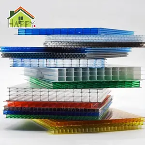 Color Coated Roofing Sheet Transparent PC Roof Sheet Sandwich Panel Tile Polycarbonate Corrugated Plastic Sheets Sandwich Roof