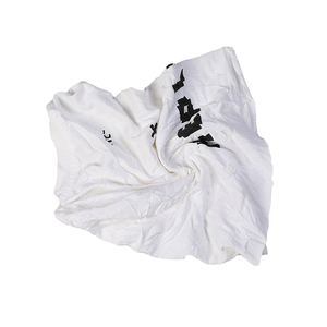 Algodão alto tricotado limpando a limpeza Rags Pano branco do t-shirt para a limpeza marinha industrial - Product Image 3