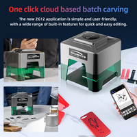 Machine de gravure laser de bureau automatique 98*88mm, 2.5W, petite machine de gravure laser, mini machine d'impression de logo laser