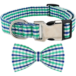 Plaid BowTie Chic Adjustable <strong>Pet</strong> Collar - Fashion <strong>Pet</strong> <strong>Accessories</strong> - Product Image 5