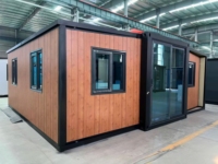 Expédition immédiate : Maison préfabriquée mobile extensible de 40 pieds ou 20 pieds, conforme aux normes locales, maison préfabriquée portable de luxe, 2 chambres