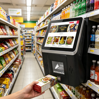 Verificador de Precios Wifi Rj45 con Escáner de Código de Barras y Código QR, Terminal POS de Pared con Pantalla Táctil para Verificación de Precios
