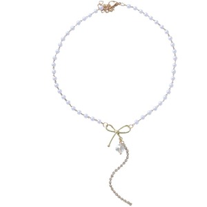 INS Offre Spéciale Niche Rose Dentelle Papillon Perle Bracelet Forêt Super Fée Collier Clavicule pour Femmes - Product Image 5