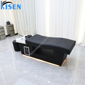Kisen Hair Wash Machine Head Spa <b>Bed</b> Shampoo Furniture Fumigated Water Circulation Table Thai Massage <b>Bed</b> on Sale - Product Image 2