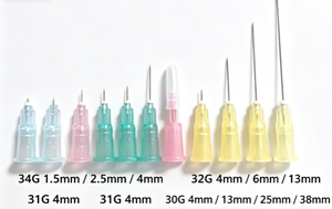 Agujas de <span class=keywords><strong>Mesoterapia</strong></span> Desechables de 34G, Inyección Manual sin Dolor, Agujas de Punción de 4mm, 13mm, 25mm, Agujas Hipodérmicas Ultrafinas - Product Image 3