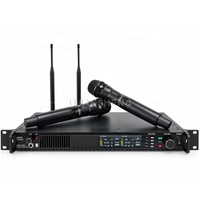 Système de microphone sans fil double canal fiable pour sonorisation en direct ANX4 KSM9 BETA58 UHF, micros portatifs et cravate sans fil pour spectacles sur scène