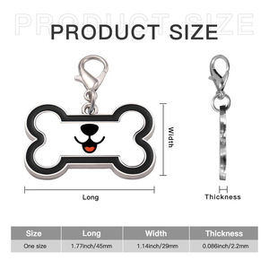 Wholesale Personalized Bone Shaped Sublimation Metal Blank <b>Dog</b> <b>Tags</b> Engraved for Pets - Product Image 4