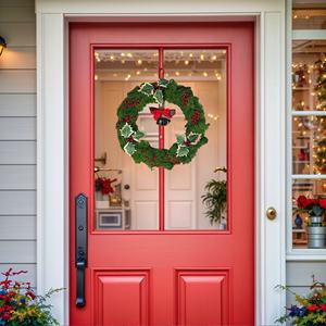Custom Christmas Preserved <strong>Moss</strong> <strong>Wreath</strong> for Front Door Hanging Decor Festival Atmosphere Large <strong>Wreaths</strong> for Wall <strong>Moss</strong> Art Design - Product Image 4