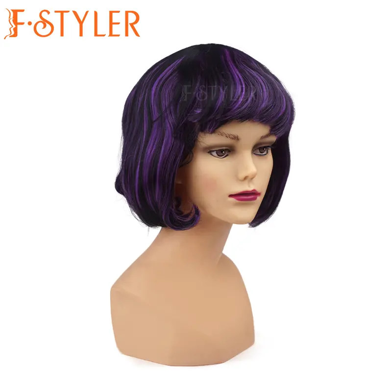 FSTYLER 2024 RTS venda quente cabelo cosplay perucas sintéticas perucas de festa atacado venda a granel excedente liquidação item de um dólar